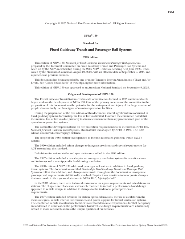 NFPA 130 PDF