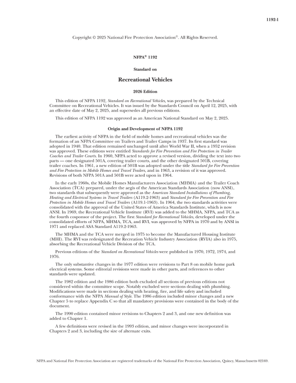 NFPA 1192 PDF